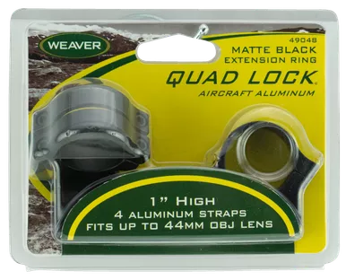 1 Ring Quad Lock High Ext Matte, Clam-49048-49048-49048