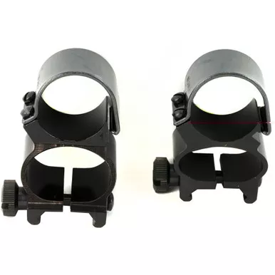 1 See-thru Ring Ext Black Gloss, Clam-49512-49512-49512