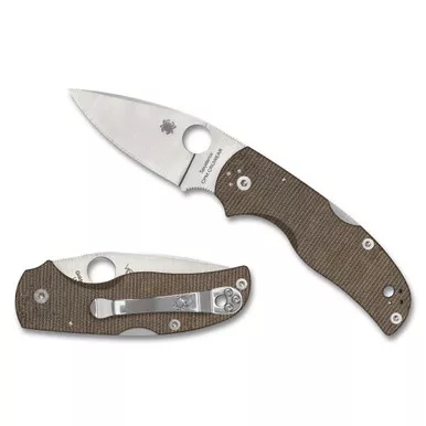 Native 5 Brown Canvas Micarta-C41MPCW5
