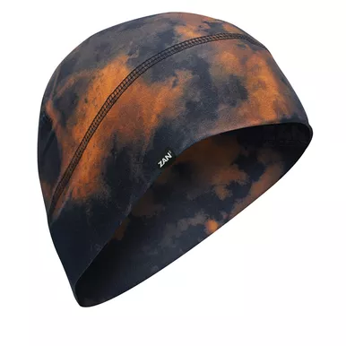 Zan Helmet Liner/beanie Sportflex Series Black & Brown Tie Dye-WHLL774