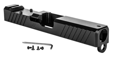 Zev Duty Rmr, Zev Sld-z19-3g-duty-rmr-blk Strp 19 Slide Blk