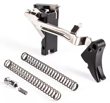 Zev Fulcrum Adjustable Trigger, Zev Ful-adj-drp-9-b-b Adj Fulcrum Gl 9m G1-3