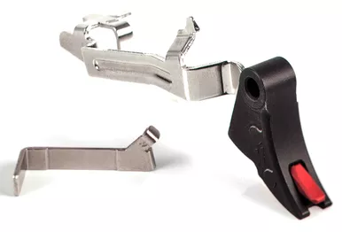 Zev Pro Trigger, Zev Cft-pro-bar-sm-b-rCurvd Trg Bar Kit Sm Bk/rd